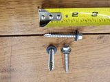 #12 x 2" Hex Washer Head Steel Zinc Type 17