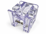 Polar Blox New Standing Seam clear polycarbonate snow guard with SST fasteners