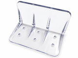 Polar Blox clear universal polycarbonate snow guard with reinforced ribs and mounting holes for metal roofs